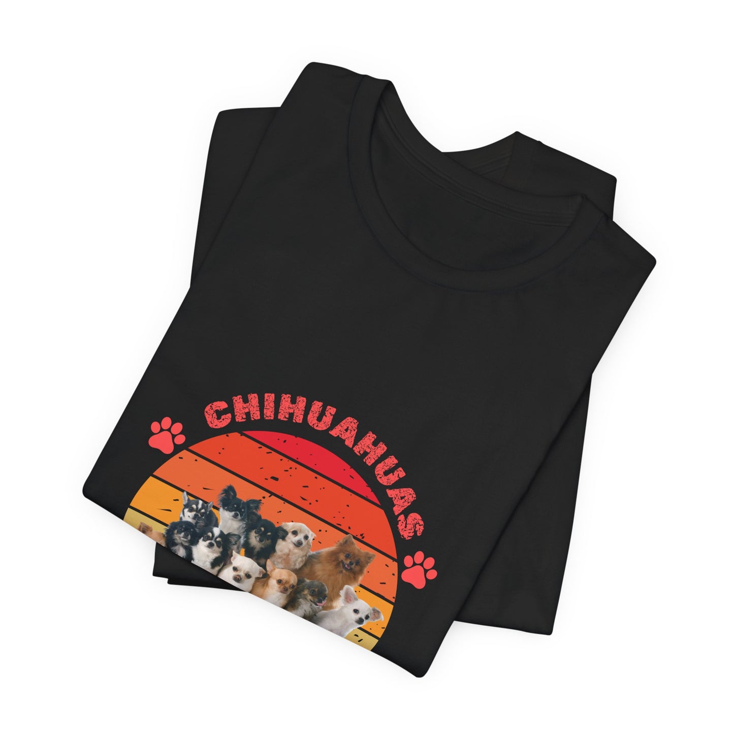 Chihuahua Dogs Unisex Jersey T-Shirt – Show Your Love for Chihuahuas