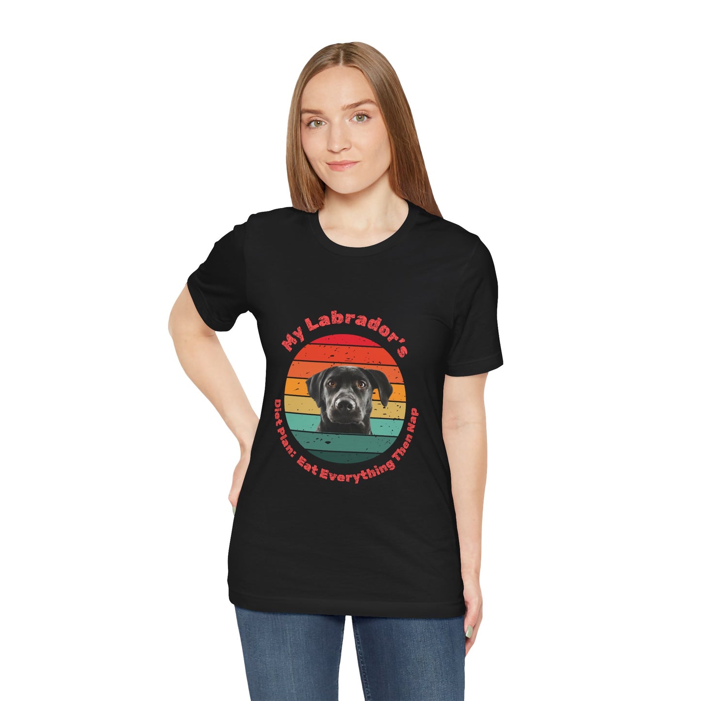 Labrador Unisex Jersey T-Shirt for Dog Lovers - Perfect for Labrador Owners