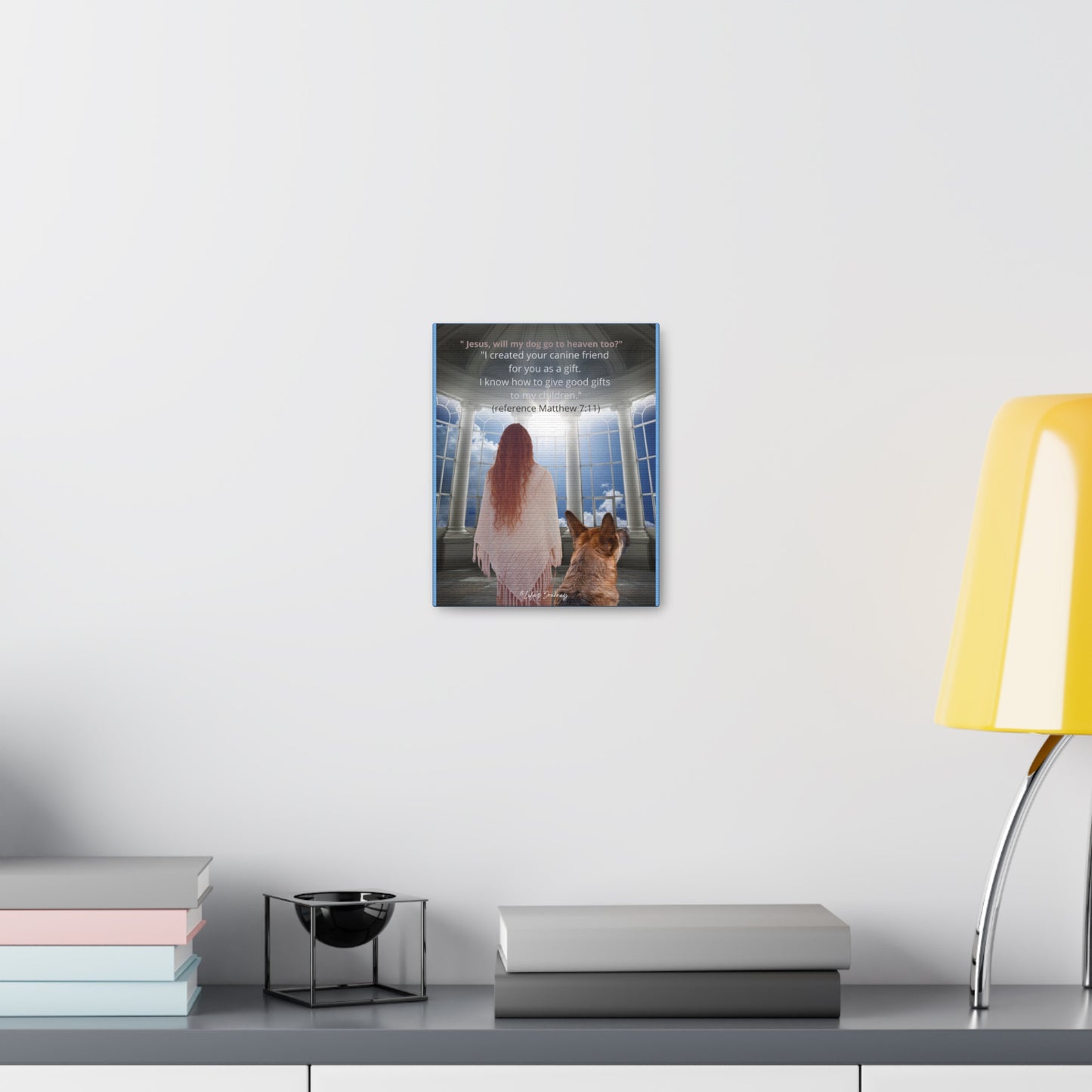 Reassurance Your Pet Will Be Delivered Safely To Heaven Canvas Art