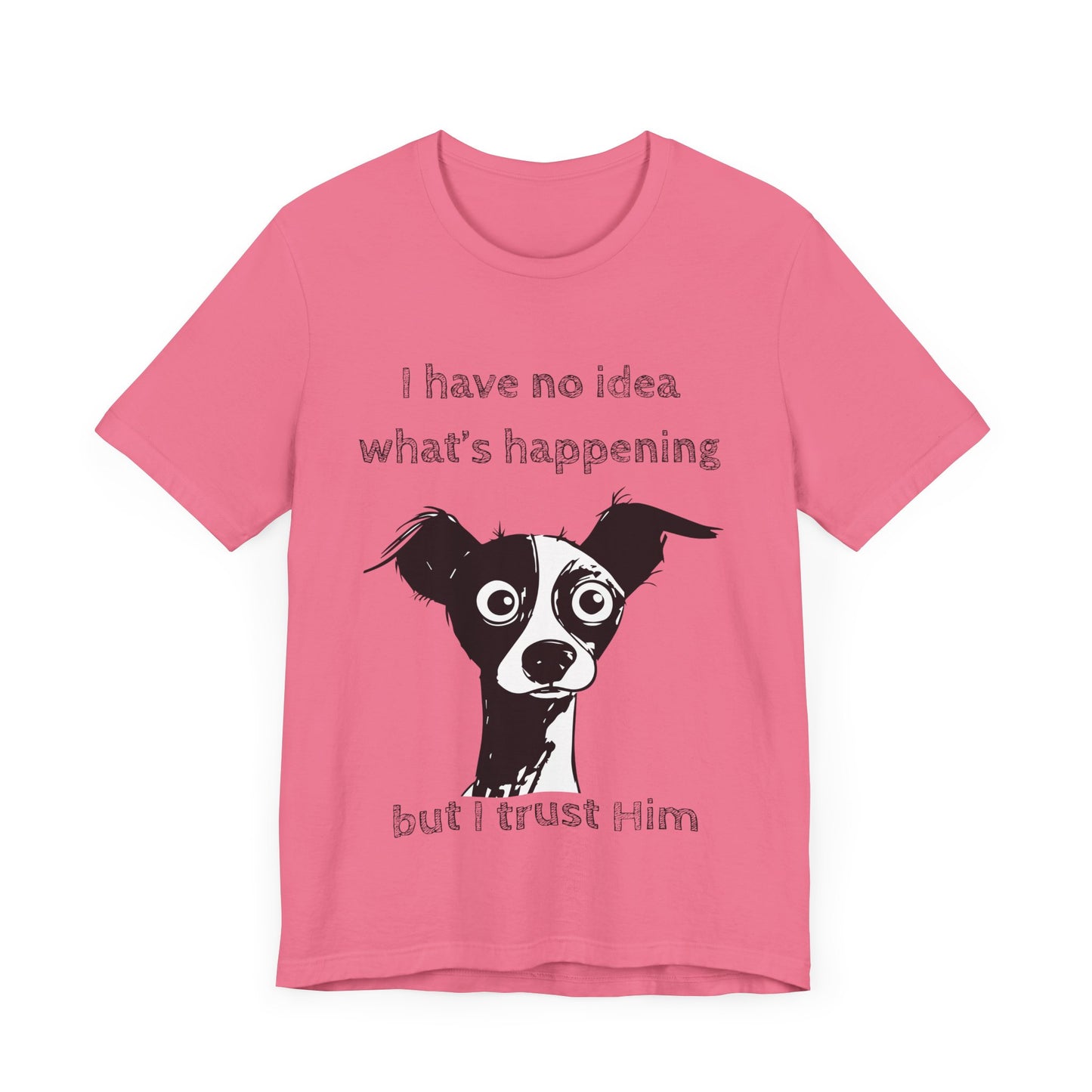 Christian Dog T-Shirt – "I Trust Him" Faith Over Fear Tee