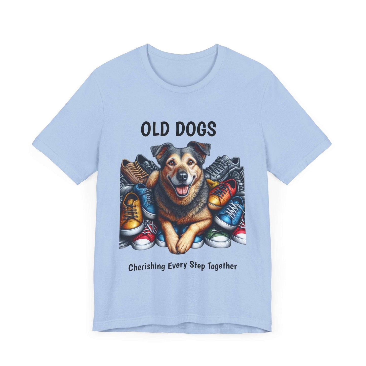 Cherish Every Step - T-Shirt for Dog Lovers | Celebrate Life with Senior Dogs | Unisex Jersey T-Shirt