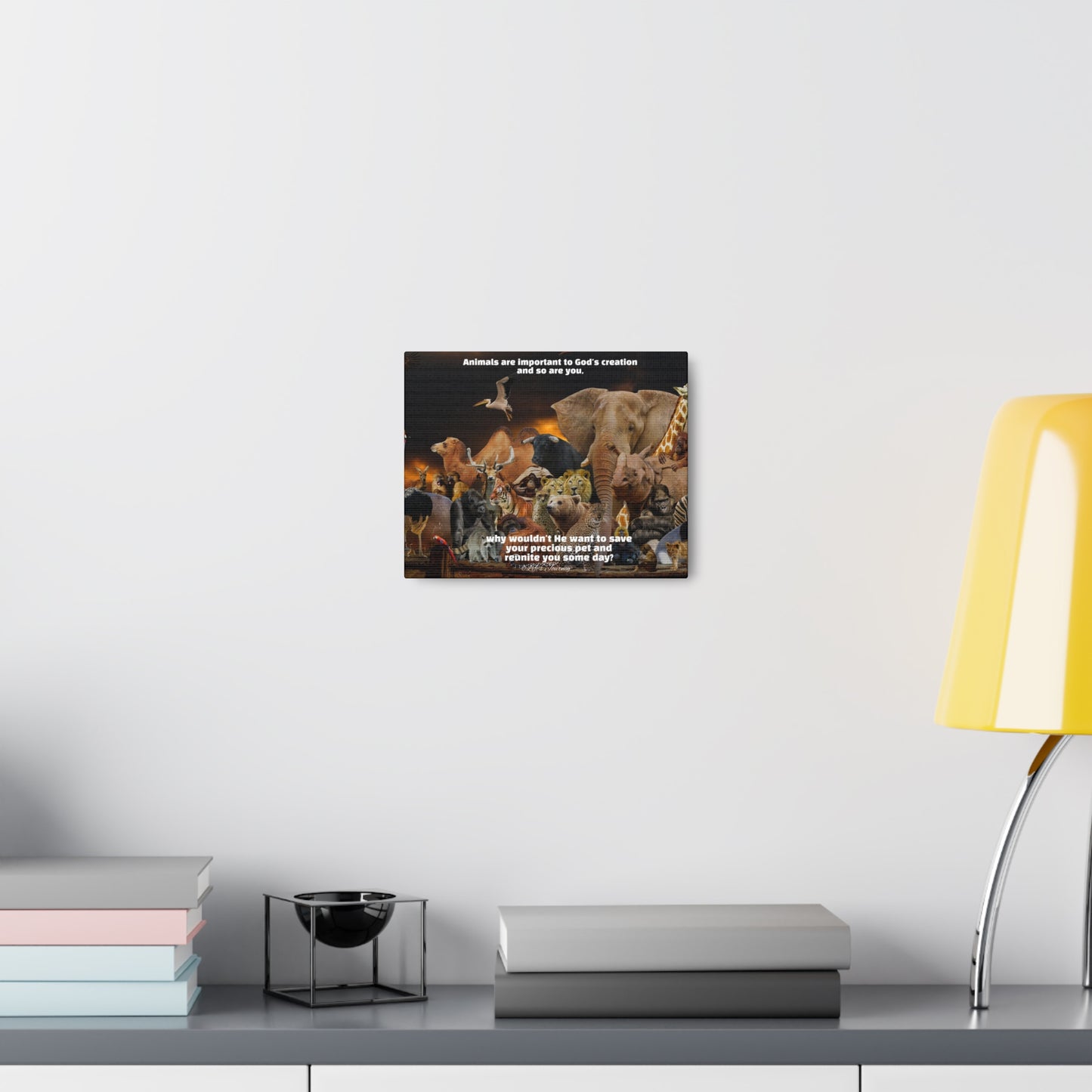 Animals are Important to God Canvas Print