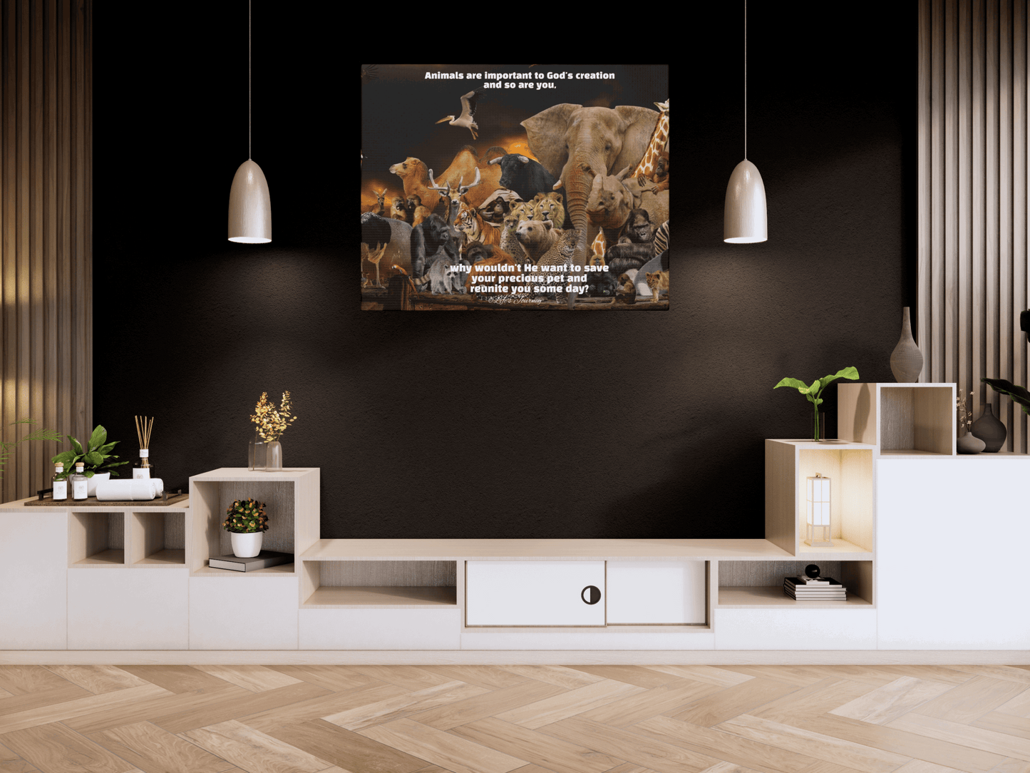 Animals are Important to God Canvas Print