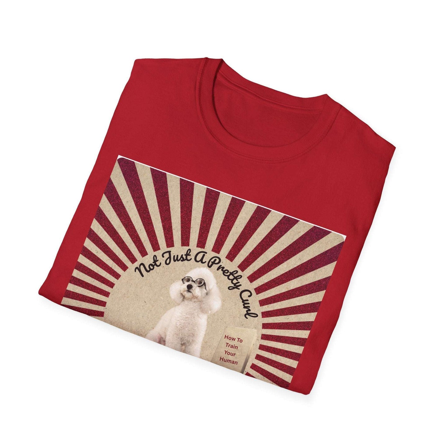 Retro Poodle T-Shirt – "Not Just a Pretty Curl, She's Got Ideas"