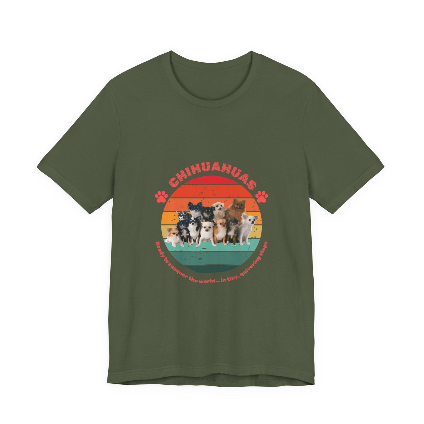 Chihuahua Dogs Unisex Jersey T-Shirt – Show Your Love for Chihuahuas