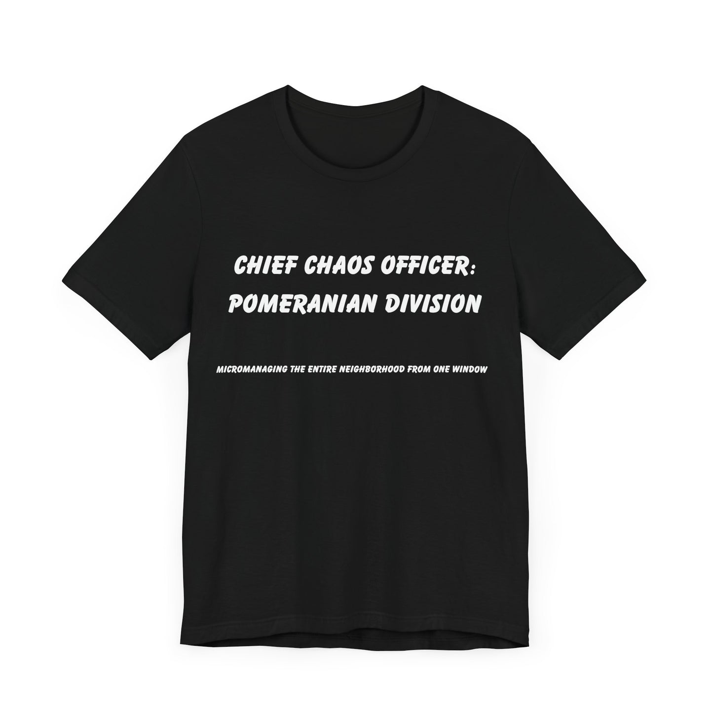 Chief Chaos Officer Pomeranian Shirt – Funny Dog Lover Tee