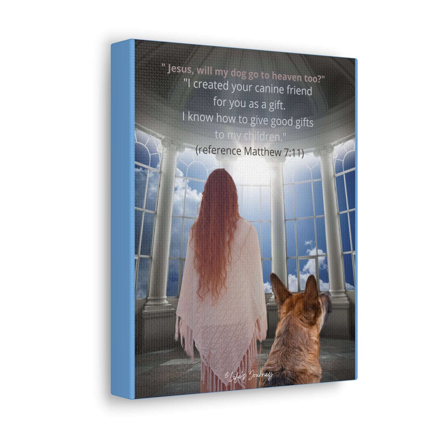 Reassurance Your Pet Will Be Delivered Safely To Heaven Canvas Art