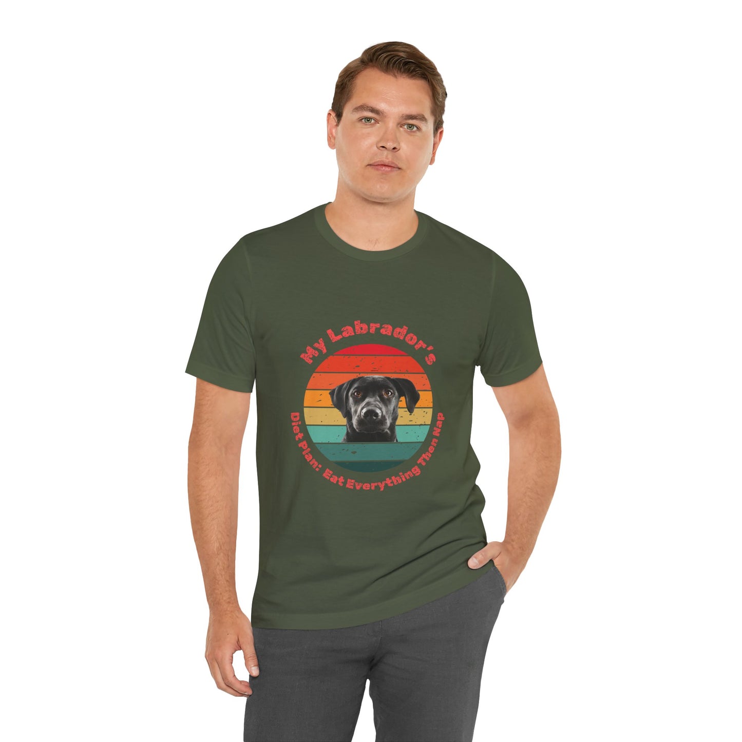 Labrador Unisex Jersey T-Shirt for Dog Lovers - Perfect for Labrador Owners