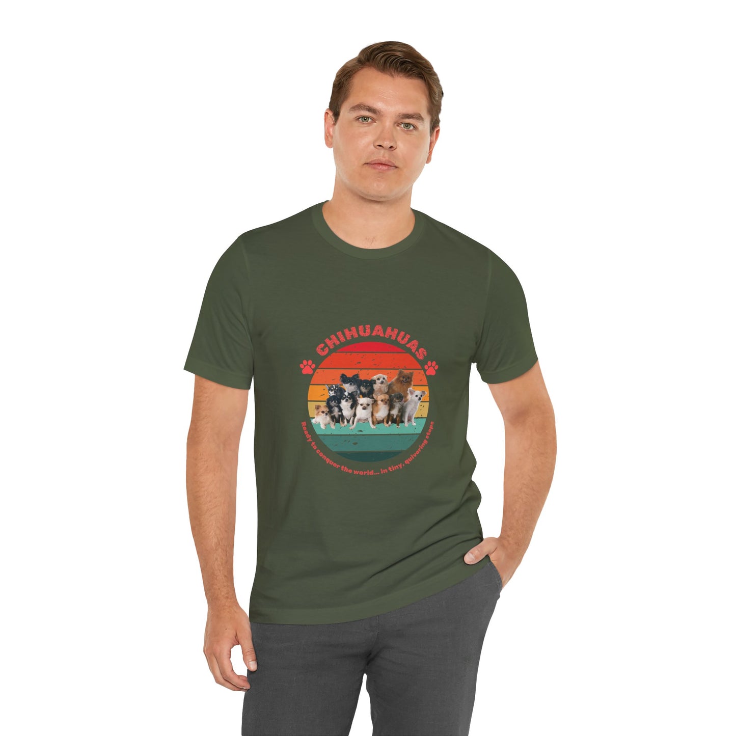 Chihuahua Dogs Unisex Jersey T-Shirt – Show Your Love for Chihuahuas