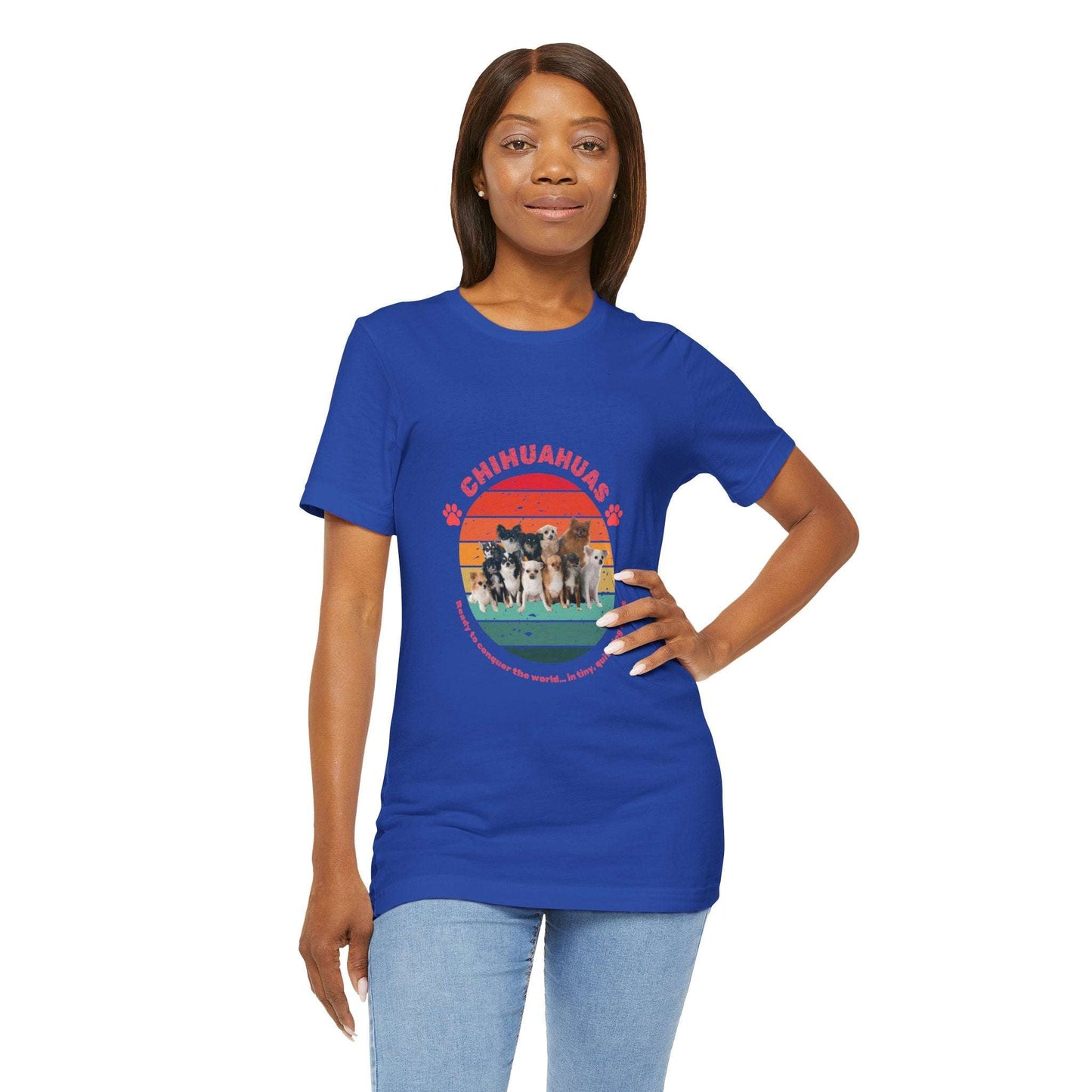 Chihuahua Dogs Unisex Jersey T-Shirt – Show Your Love for Chihuahuas