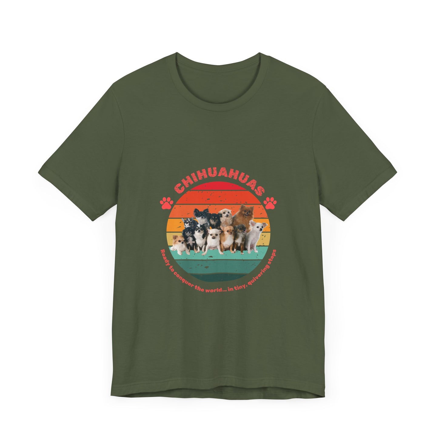 Chihuahua Dogs Unisex Jersey T-Shirt – Show Your Love for Chihuahuas