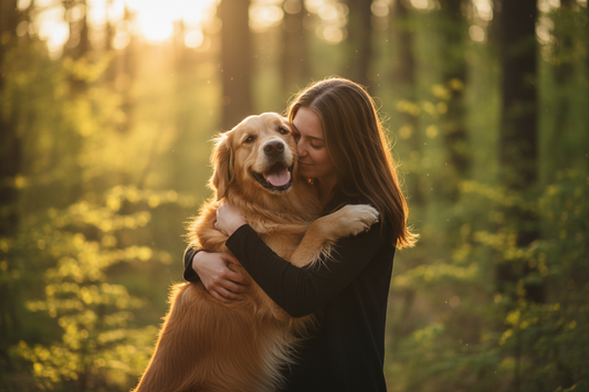 Sometimes God Hugs Us Through a Dog