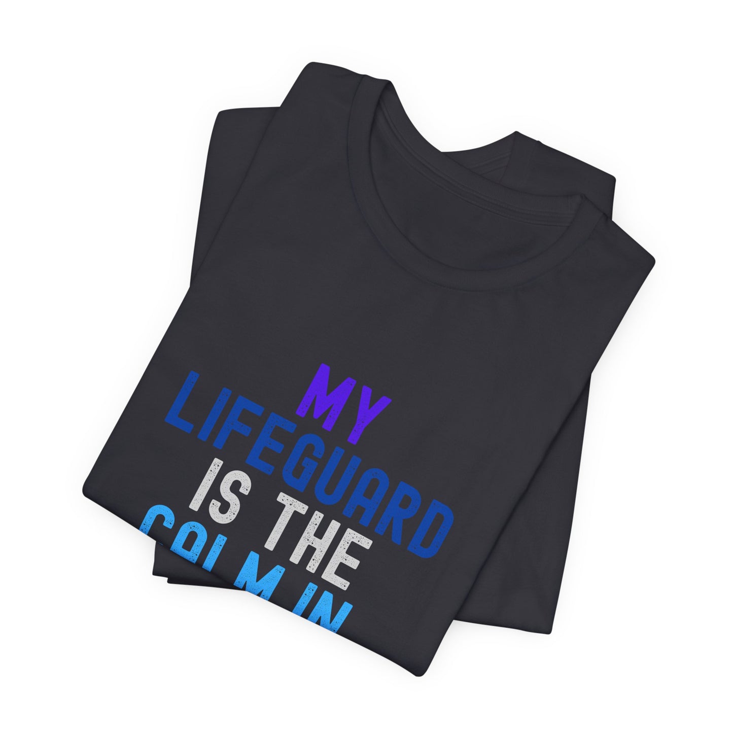 Jesus is Our Lifeguard in Every Storm Unisex Jersey Tee - Finding Peace in Life's Storms