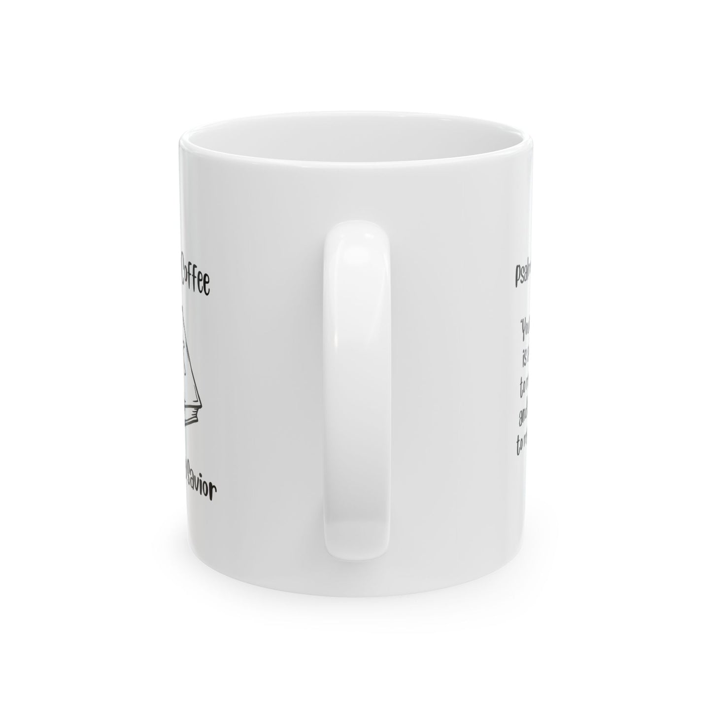 Inspirational Ceramic Mug - Morning Coffee with My Savior - Psalm 119:105