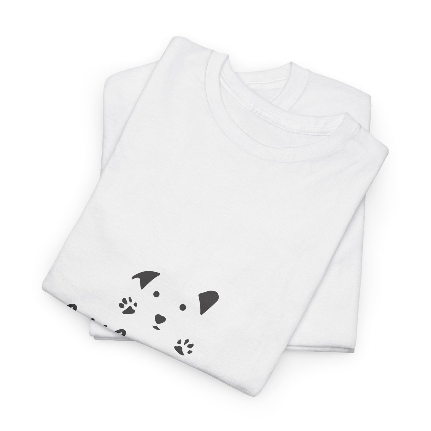 Unisex Heavy Cotton Tee - 'Little Paws, Big Friends' - Perfect for Animal Lovers and Pet Owners