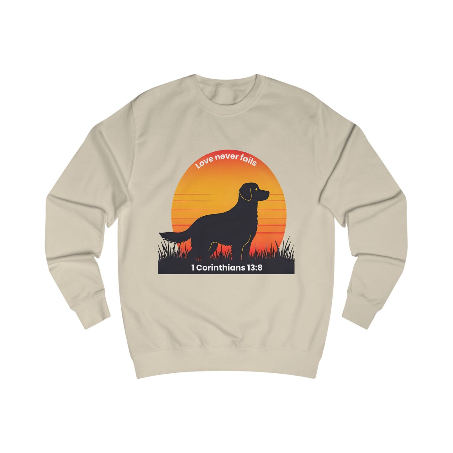 Golden Retriever Sunrise Silhouette Sweatshirt