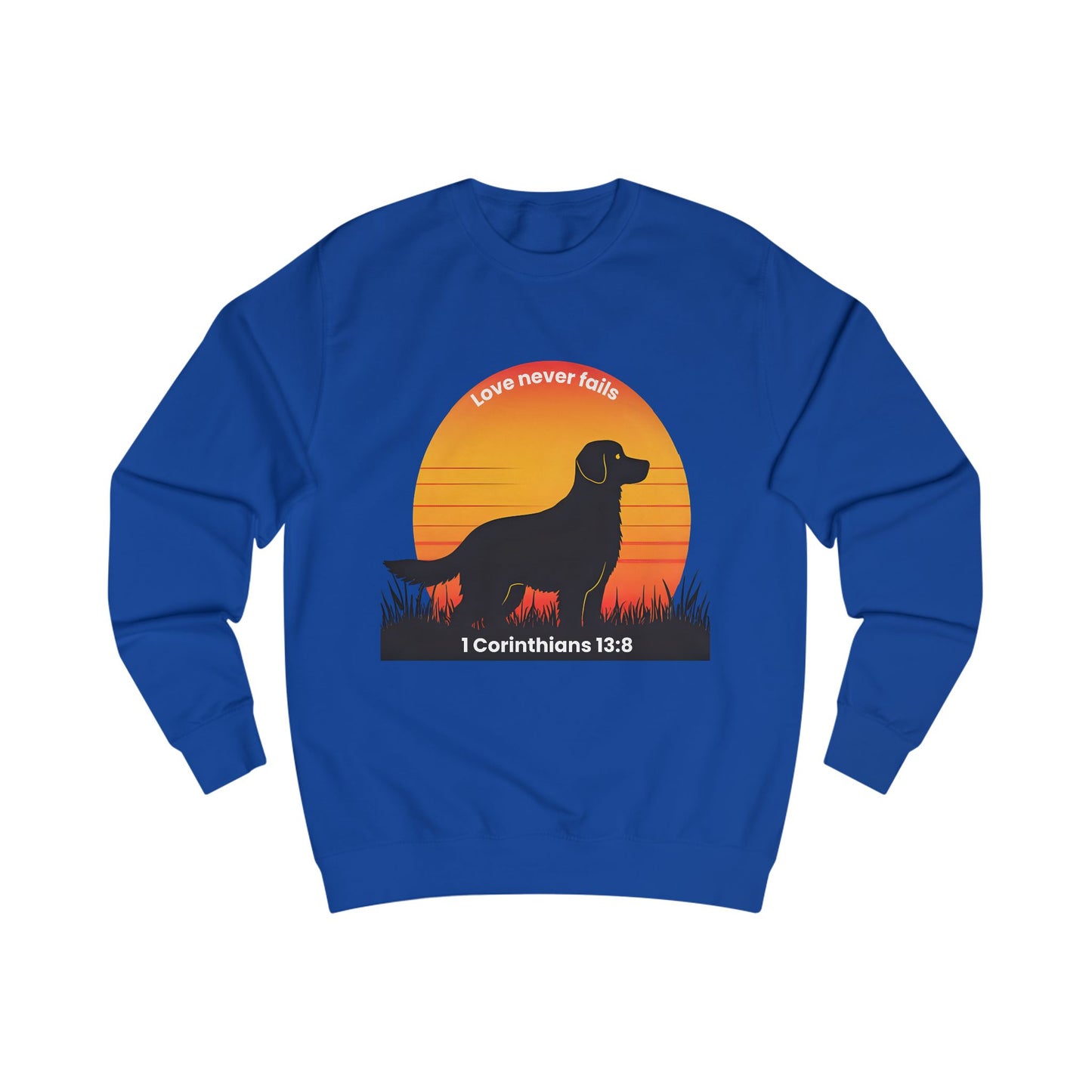 Golden Retriever Sunrise Silhouette Sweatshirt