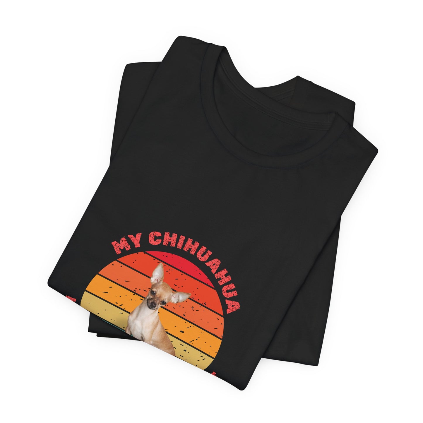 My Chihuahua Unisex Jersey Tee - Perfect for Dog Lovers