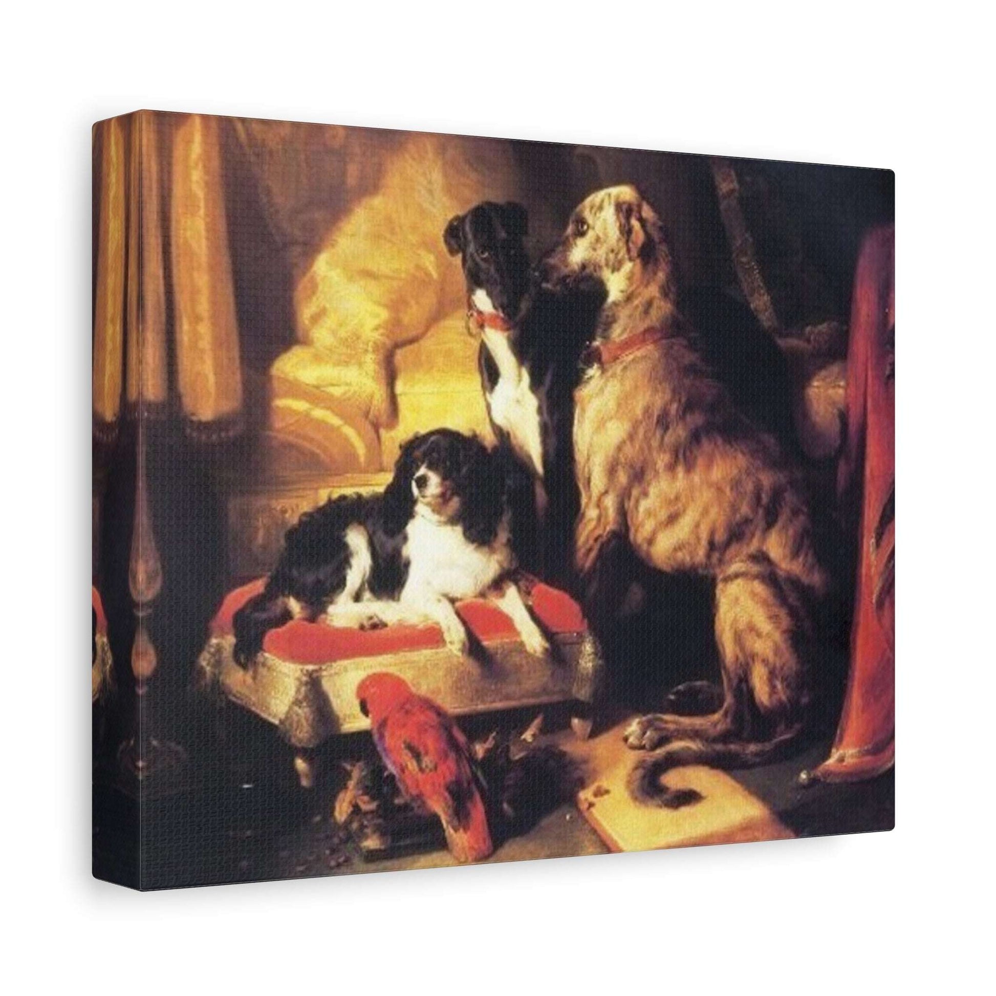 Queen Victoria's Favorite Pets - Landseer 1838 | Historical Canvas Art Print