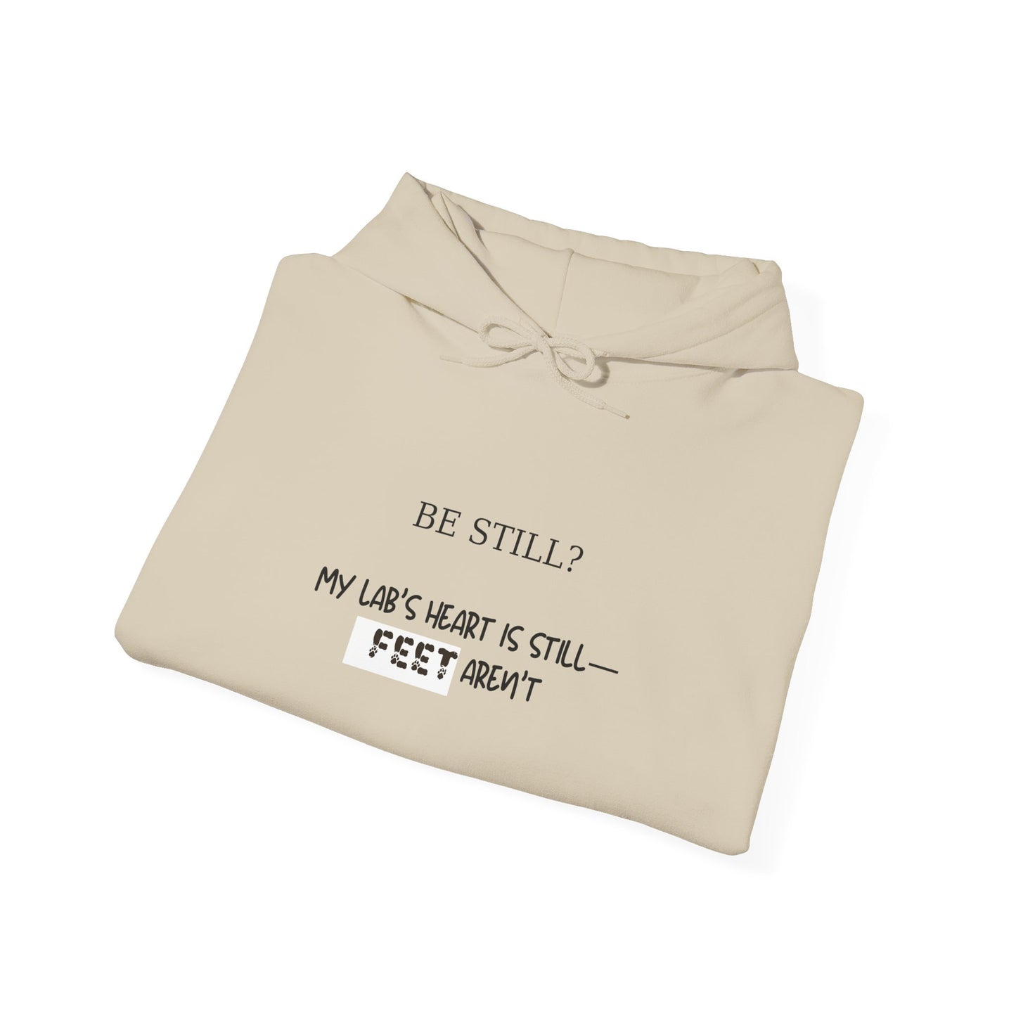 Be Still – Lab Feet Aren’t Hoodie – Funny Labrador Lover Sweatshirt