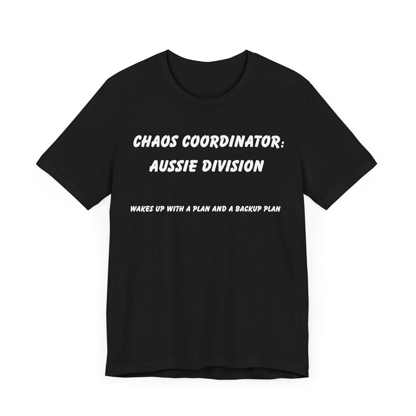 Funny Australian Shepherd T-Shirt – “Chaos Coordinator: Aussie Division” Dog Lover Tee – Herding Humor for Pet Owners