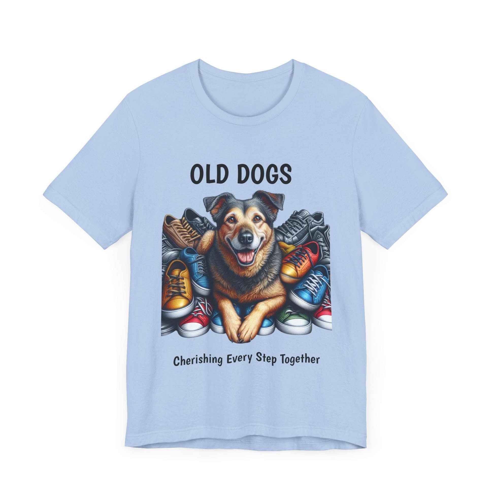 Cherish Every Step - T-Shirt for Dog Lovers | Celebrate Life with Senior Dogs | Unisex Jersey T-Shirt