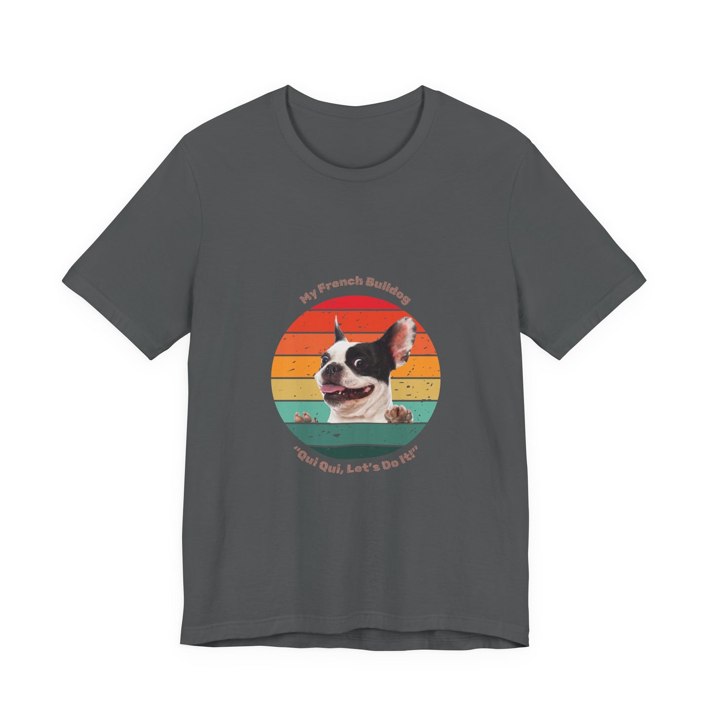 "Qui Qui Let’s Do It" Retro French Bulldog T-Shirt – Funny Dog Lover Gift