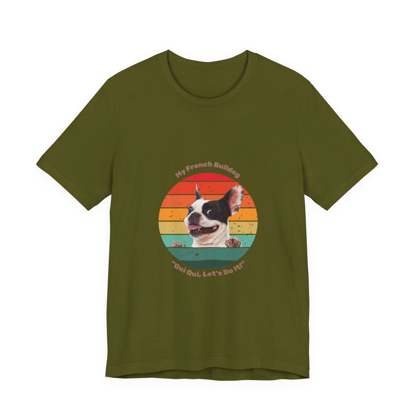 "Qui Qui Let’s Do It" Retro French Bulldog T-Shirt – Funny Dog Lover Gift