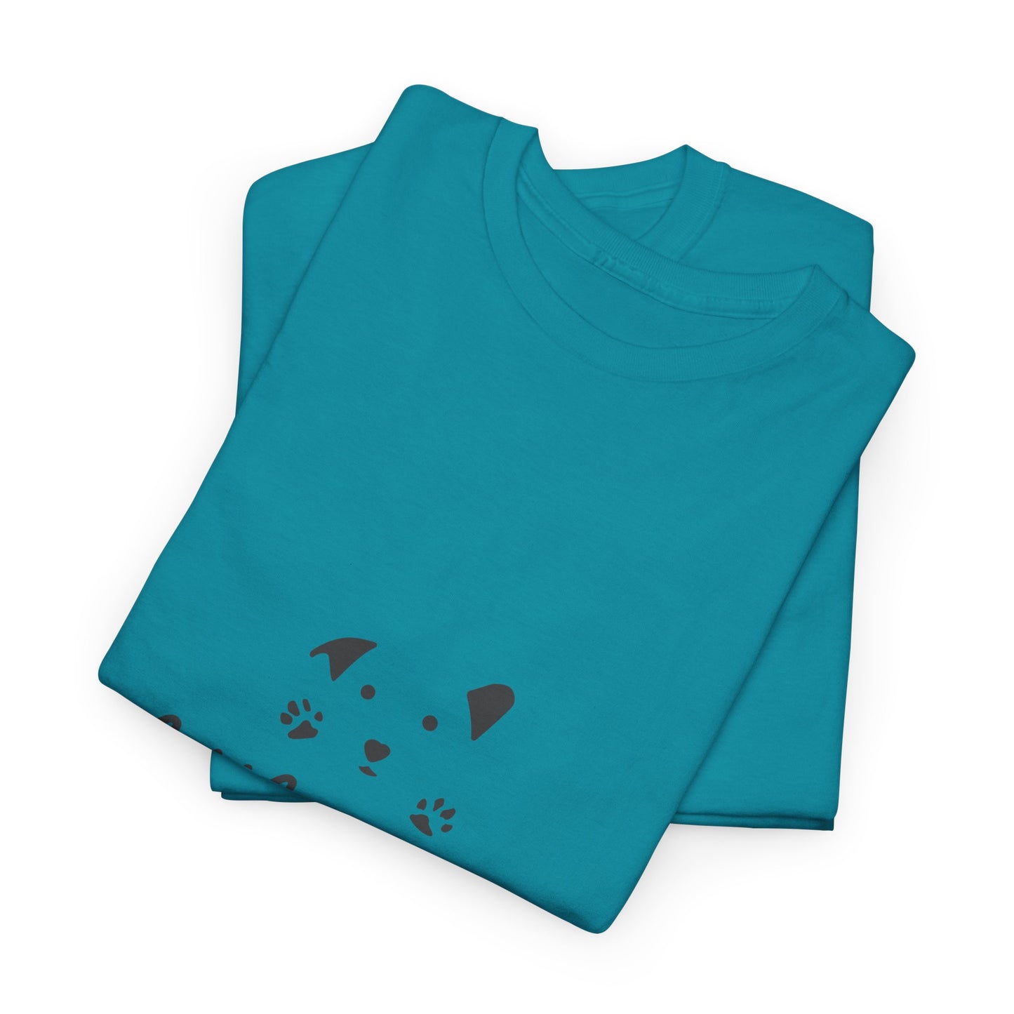 Unisex Heavy Cotton Tee - 'Little Paws, Big Friends' - Perfect for Animal Lovers and Pet Owners