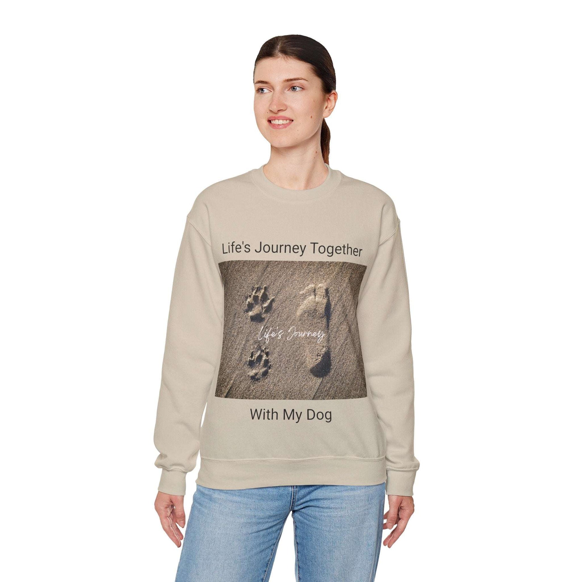 Life's Journey Together with My Dog Sweatshirt