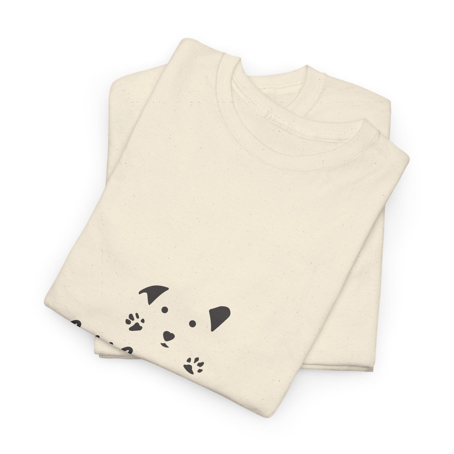 Unisex Heavy Cotton Tee - 'Little Paws, Big Friends' - Perfect for Animal Lovers and Pet Owners