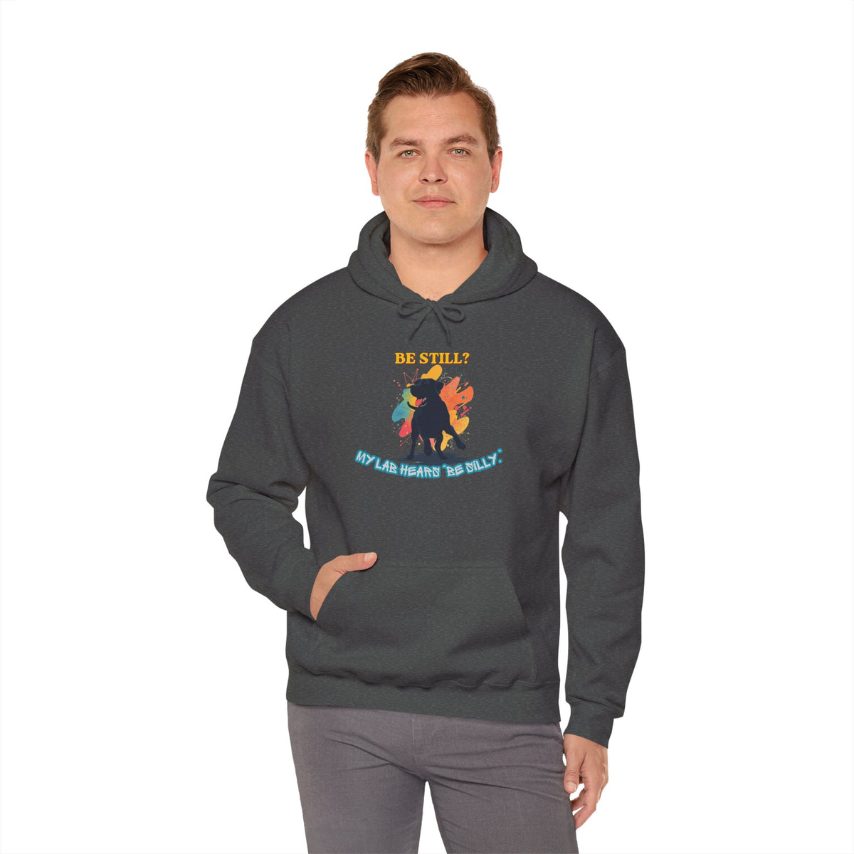 Be Still? My Lab Hears Be Silly Hoodie – Funny Labrador Lover Sweatshirt