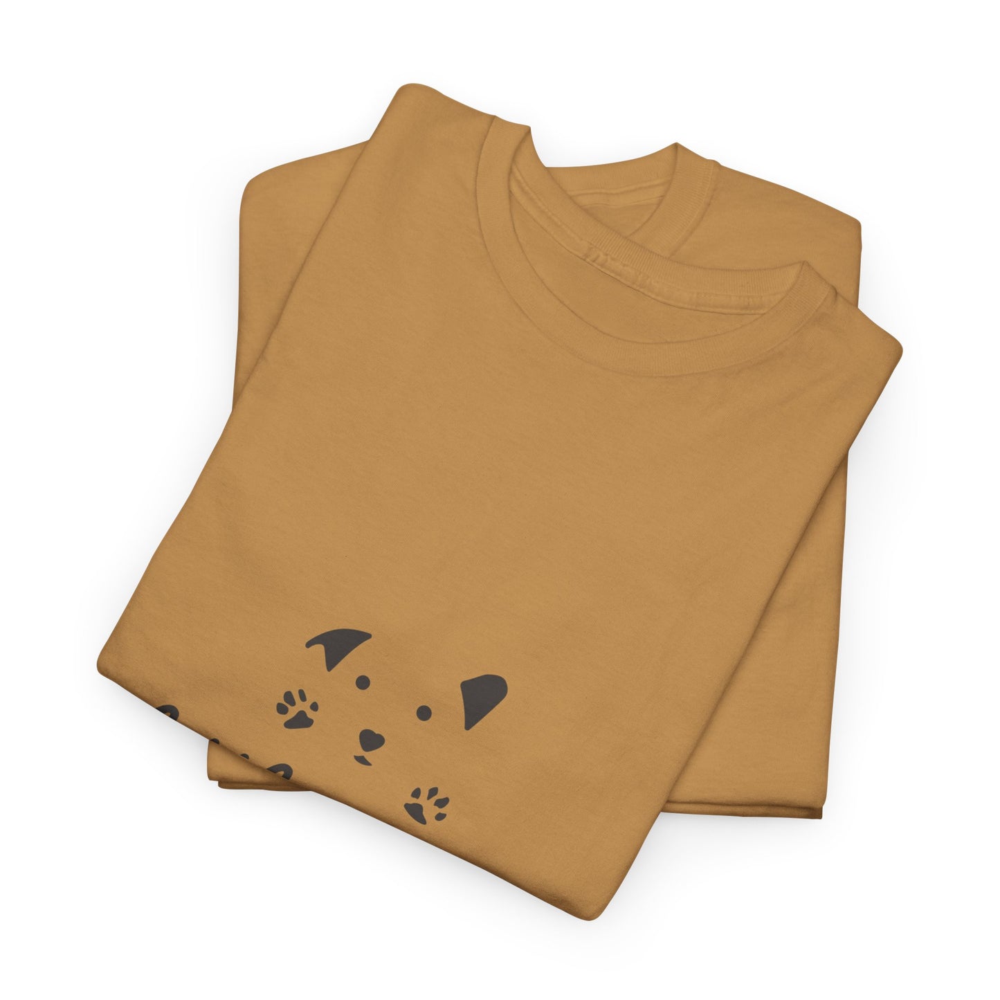 Unisex Heavy Cotton Tee - 'Little Paws, Big Friends' - Perfect for Animal Lovers and Pet Owners