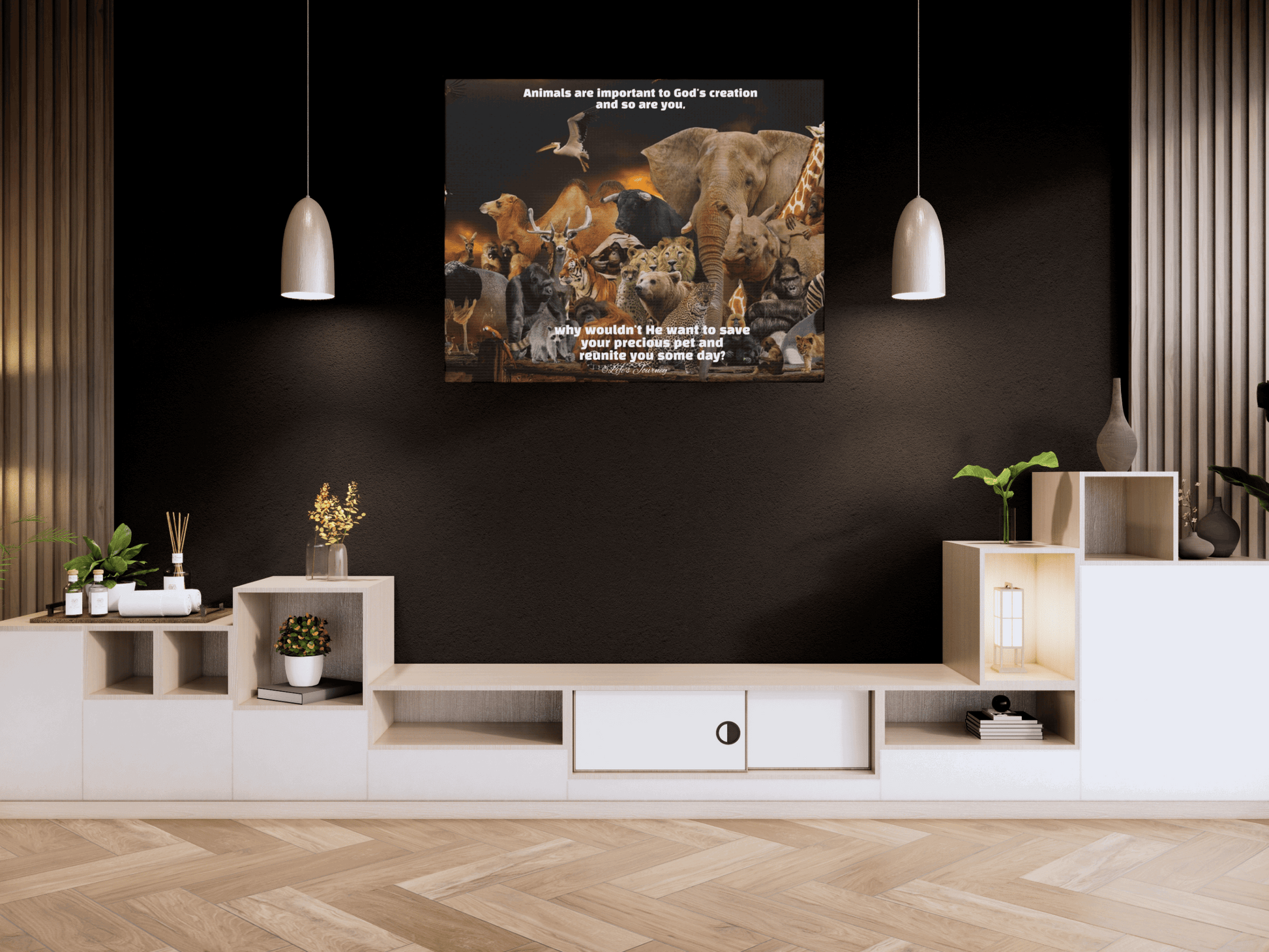 Animals are Important to God Canvas Print