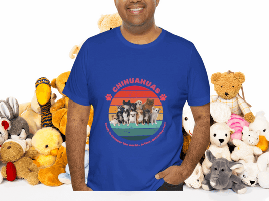 Chihuahua Dogs Unisex Jersey T-Shirt – Show Your Love for Chihuahuas