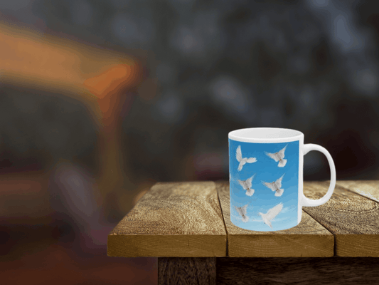 Holy Spirit Dove Mug – Christian Symbol of Peace, Faith & Hope