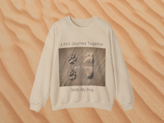 Life's Journey Together with My Dog Sweatshirt