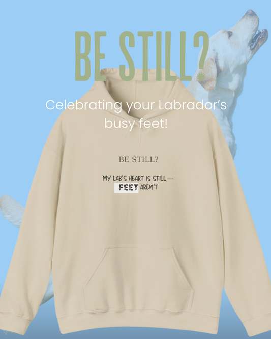 Be Still – Lab Feet Aren’t Hoodie – Funny Labrador Lover Sweatshirt