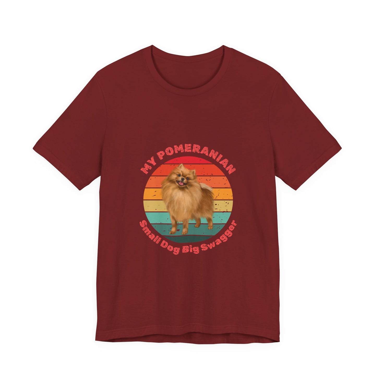 Pomeranian Lover Unisex Jersey T-Shirt – Perfect for Playful Pomeranian Owners