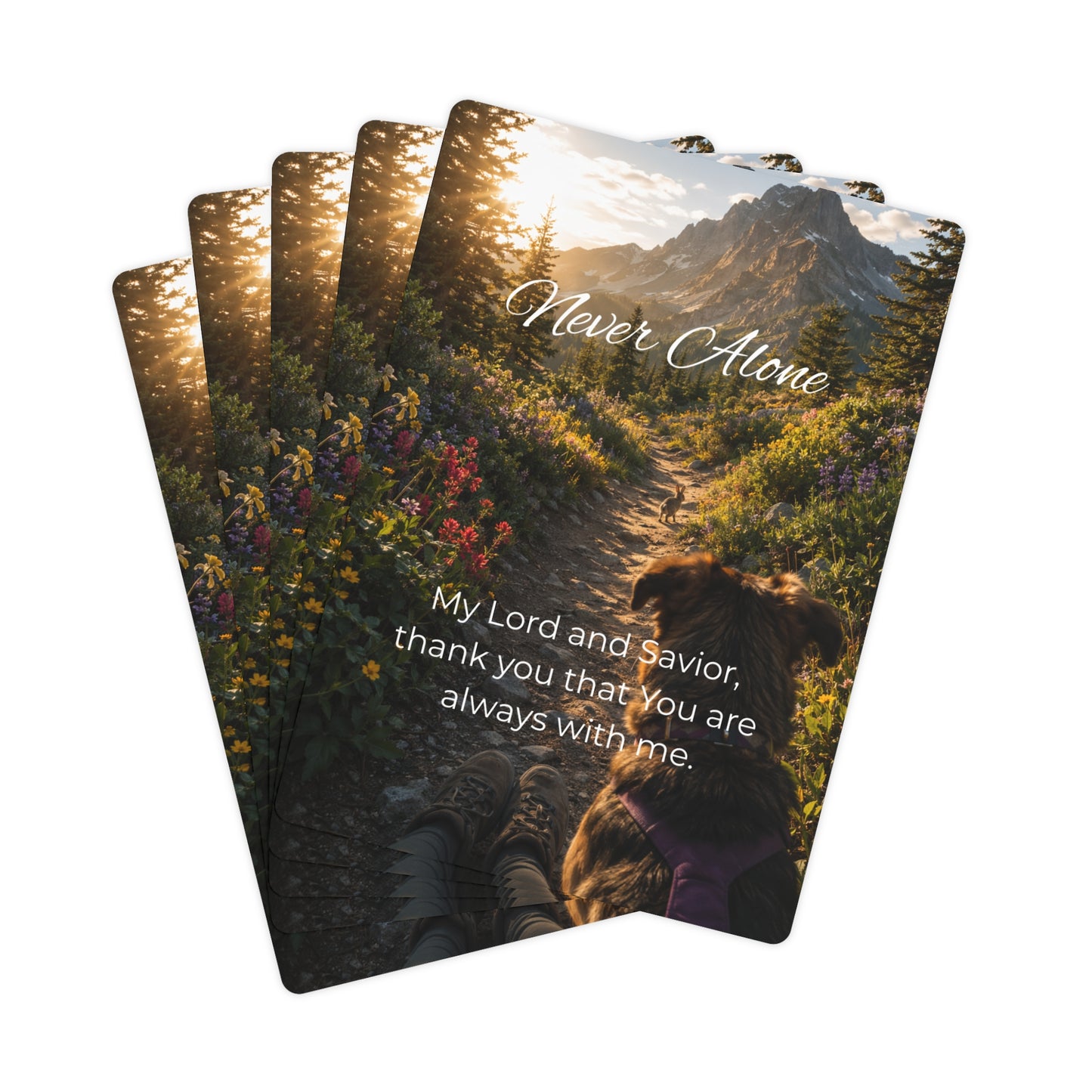 Faith-Based Playing Cards – Everyday Encouragement Deck with Dog Imagery | Christian Gift, Inspirational Card Game, Stress Relief, Mindful Play