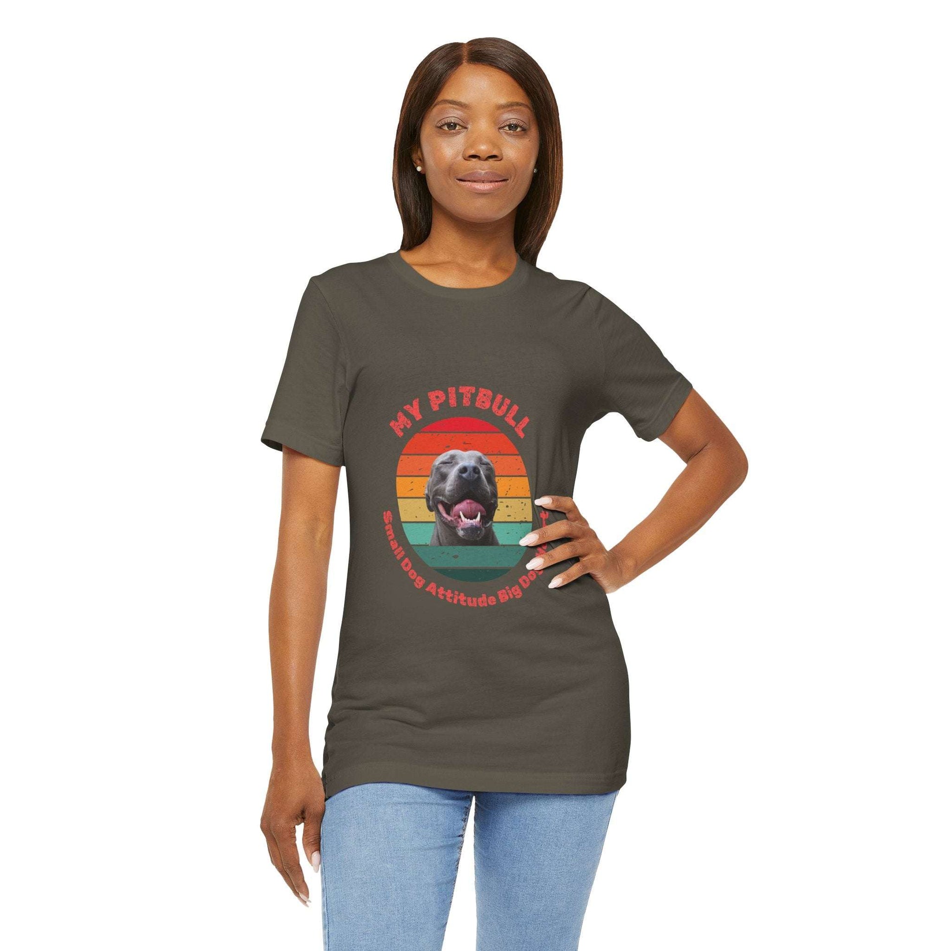 Pitbull Lover Unisex Jersey Short Sleeve T-Shirt – Celebrate Your Furry Best Friend in Style!