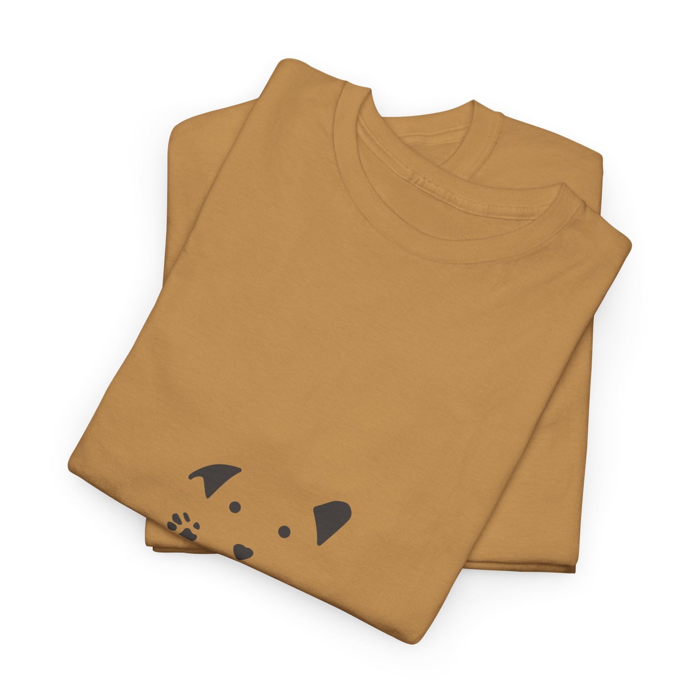 Unisex Heavy Cotton Tee - 'Little Paws, Loyal Hearts' - Perfect for Animal Lovers and Pet Owners
