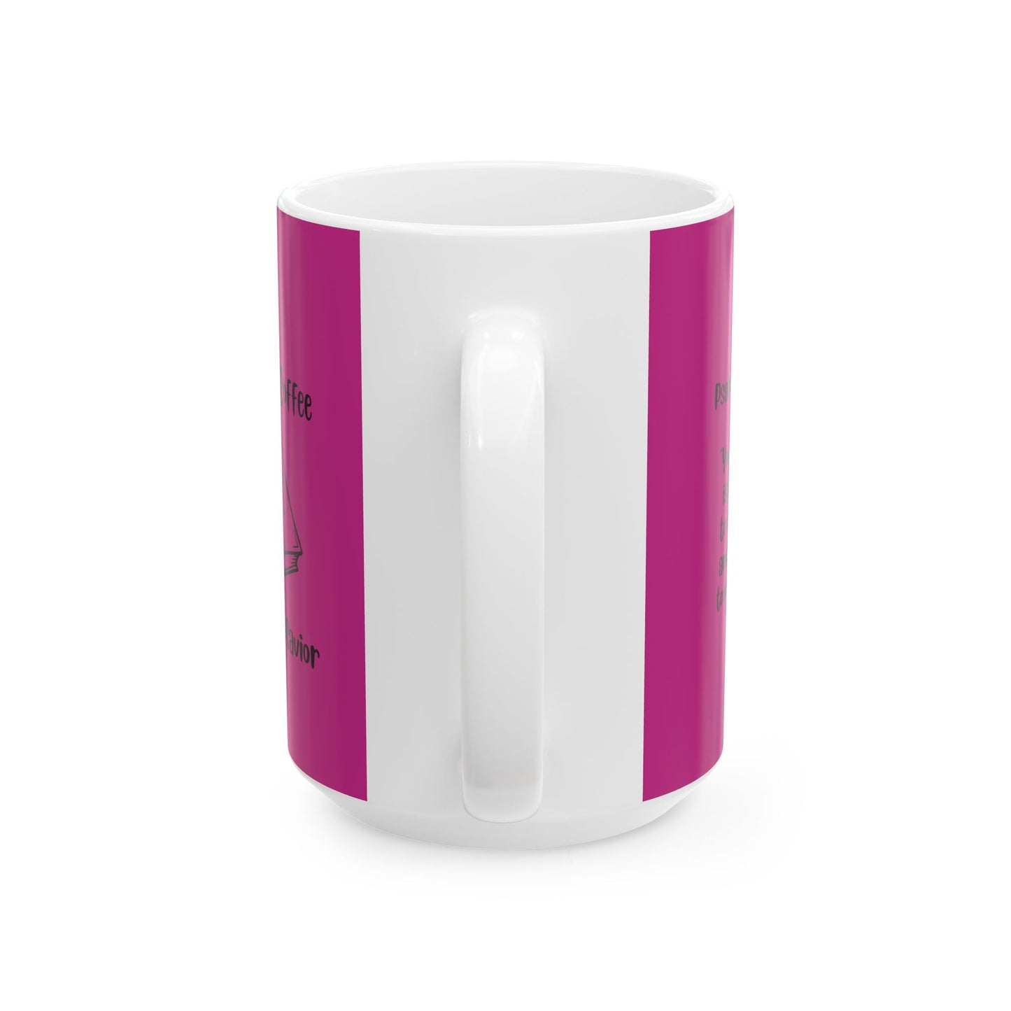 Pink Inspirational Ceramic Mug - Morning Coffee with My Savior - Psalm 119:105