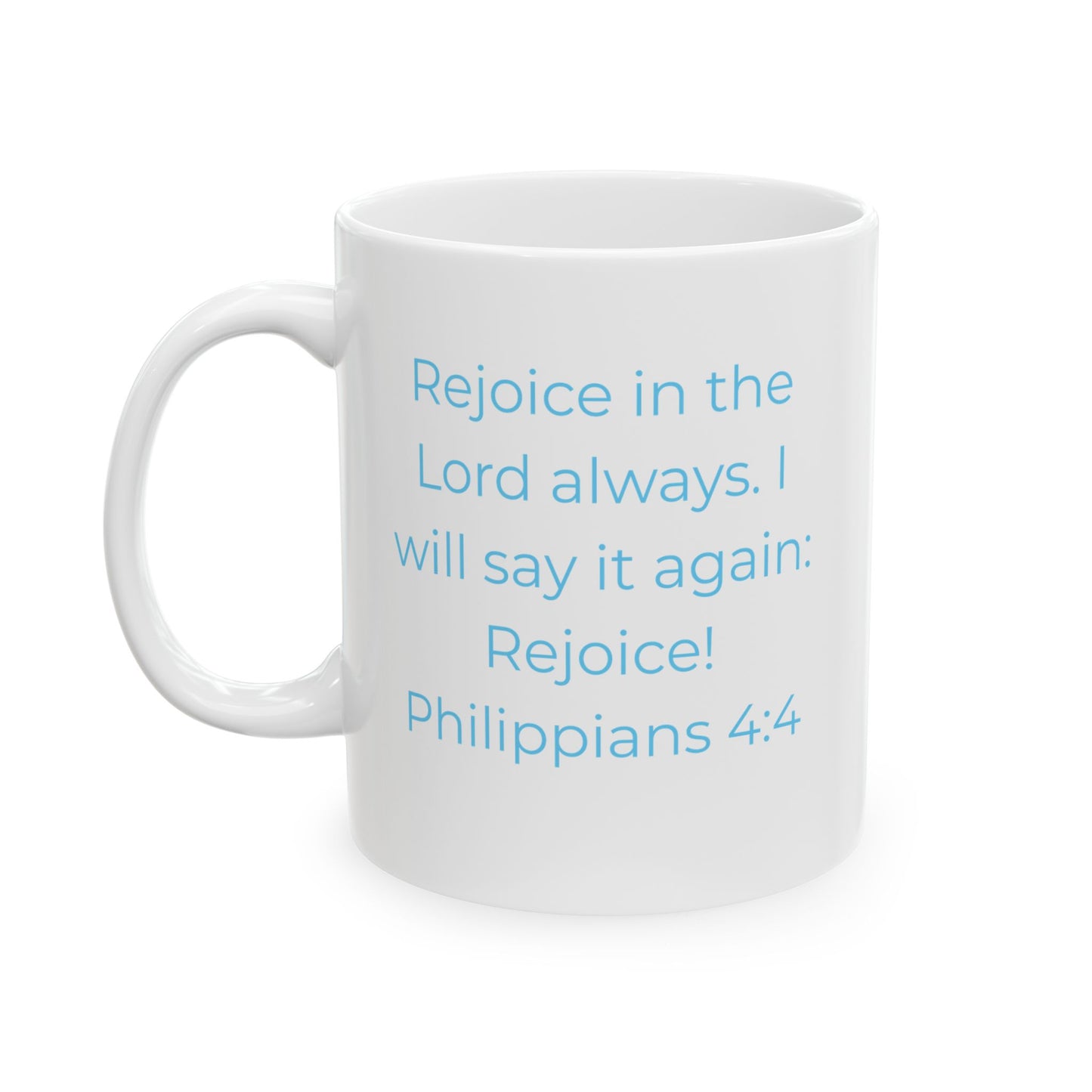 French Bulldog Skateboard Mug – "Rejoice Always, Roll With It" – Philippians 4:4 Christian Dog Lover Mug