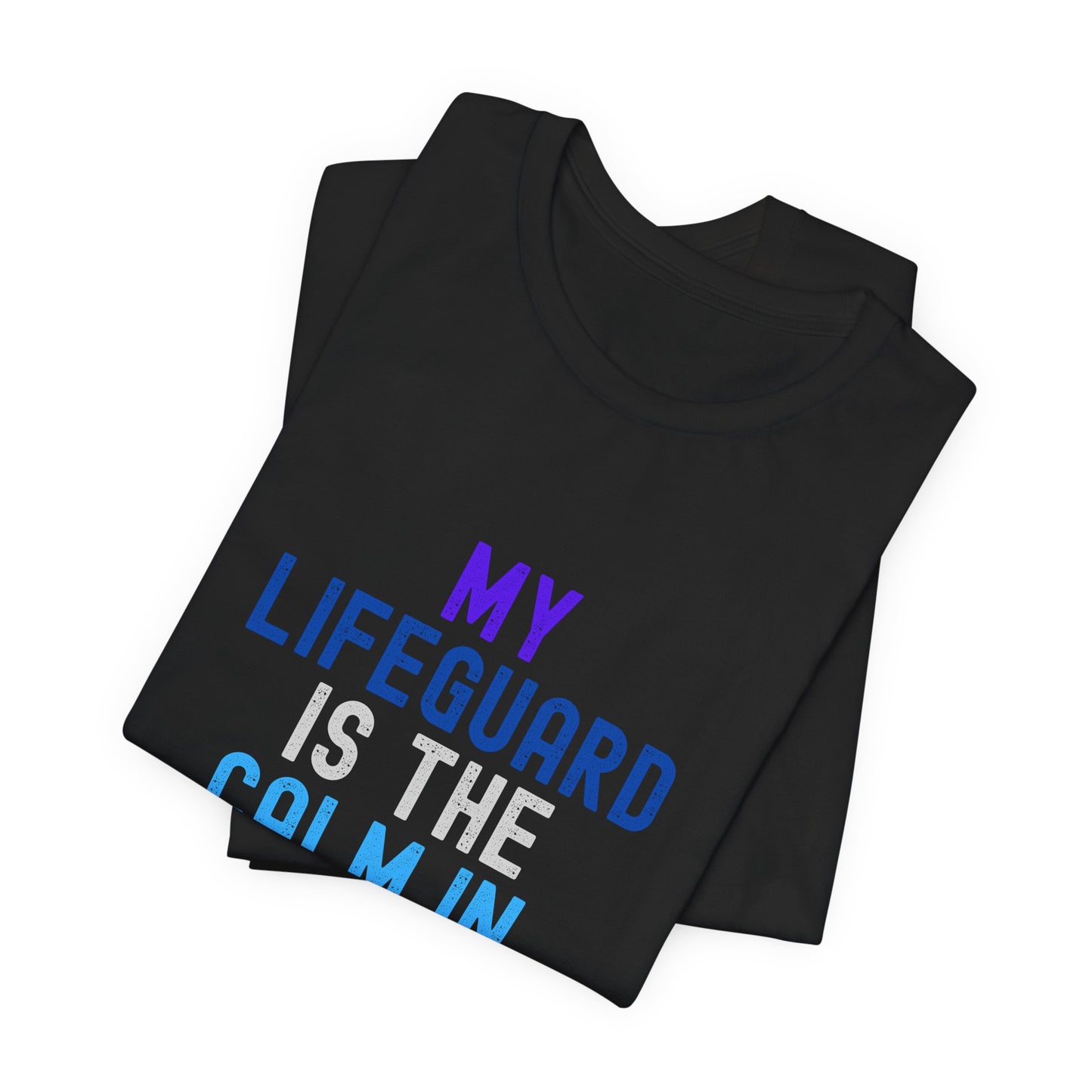 Jesus is Our Lifeguard in Every Storm Unisex Jersey Tee - Finding Peace in Life's Storms
