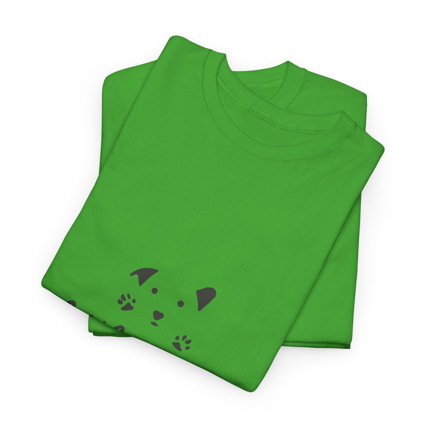 Unisex Heavy Cotton Tee - 'Little Paws, Big Friends' - Perfect for Animal Lovers and Pet Owners