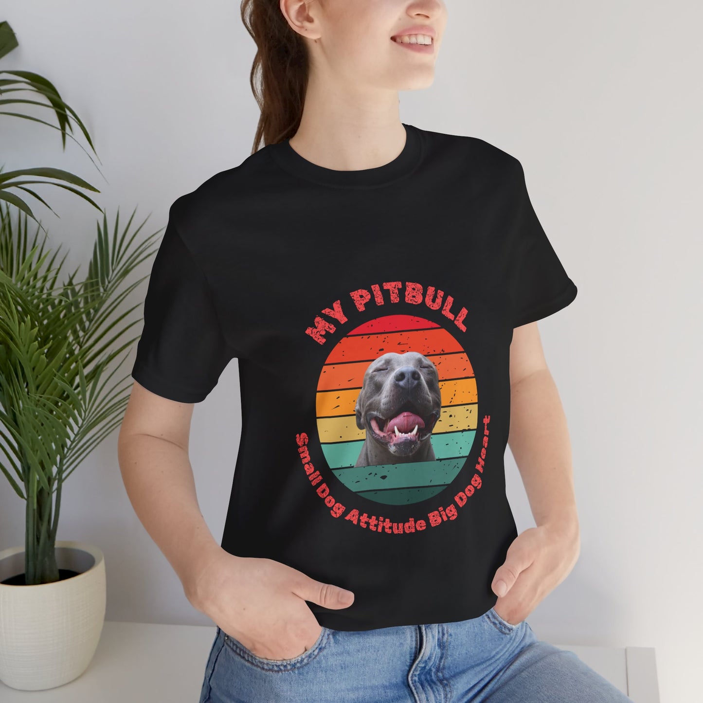 Pitbull Lover Unisex Jersey Short Sleeve T-Shirt – Celebrate Your Furry Best Friend in Style!