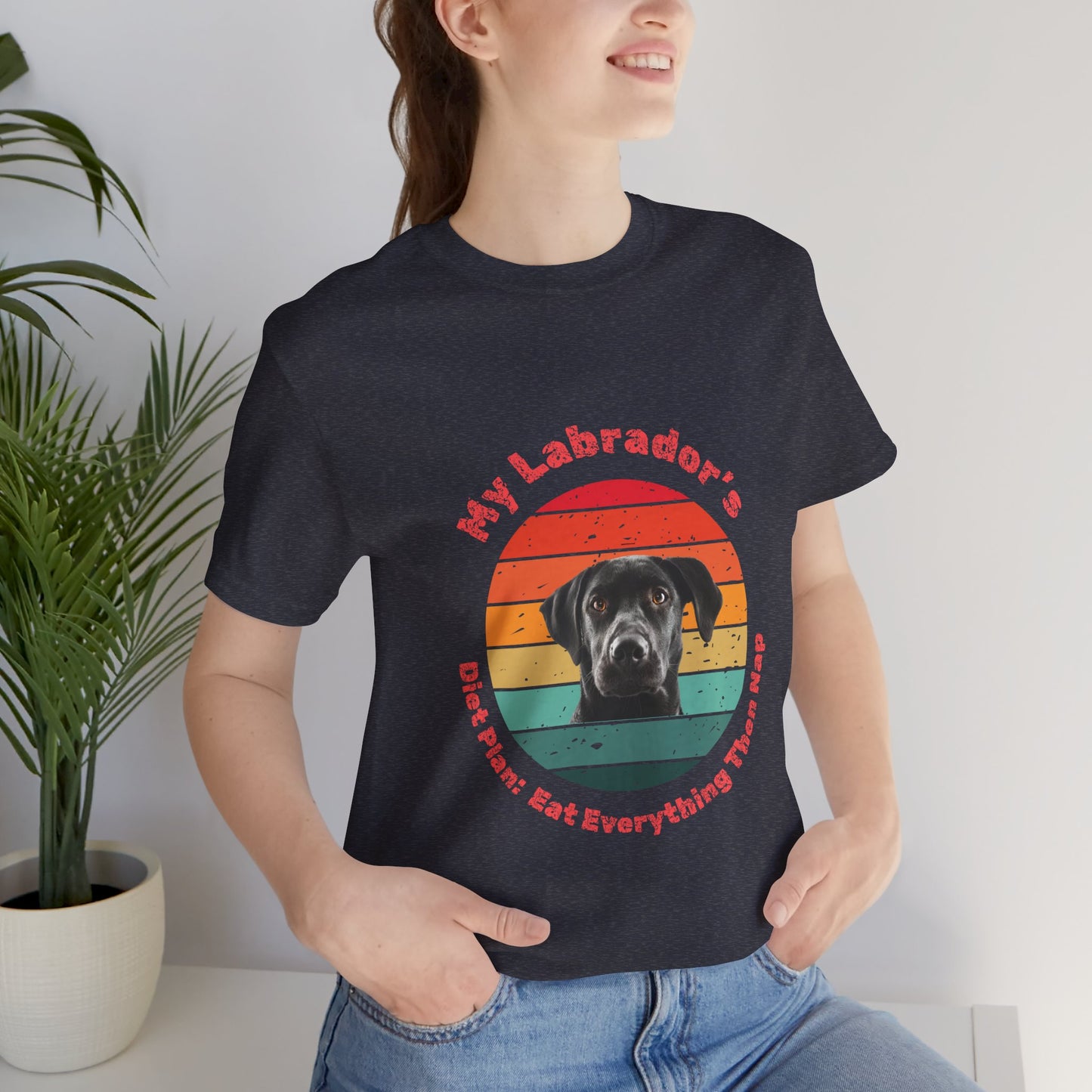 Labrador Unisex Jersey T-Shirt for Dog Lovers - Perfect for Labrador Owners