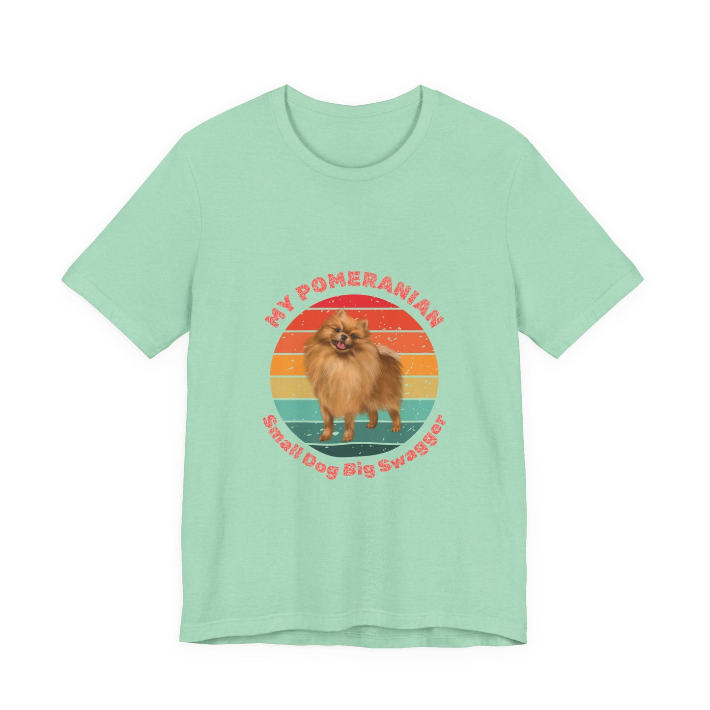 Pomeranian Lover Unisex Jersey T-Shirt – Perfect for Playful Pomeranian Owners