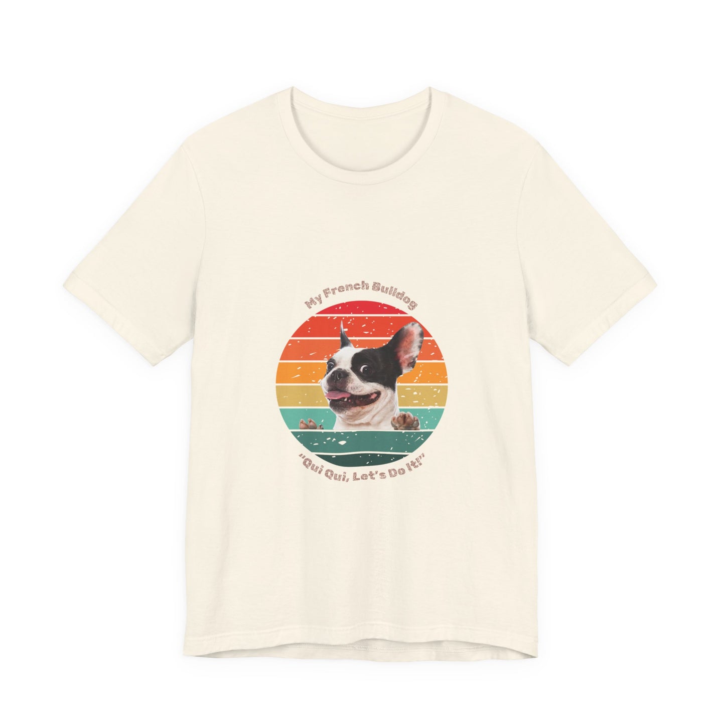 "Qui Qui Let’s Do It" Retro French Bulldog T-Shirt – Funny Dog Lover Gift